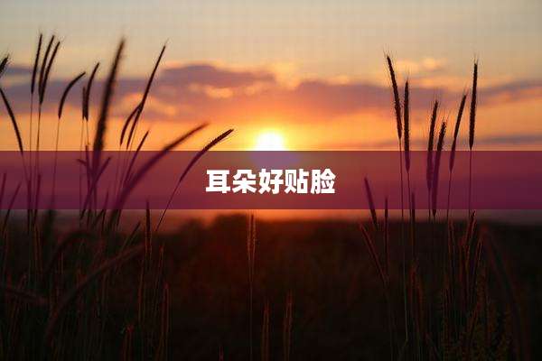 耳朵好贴脸