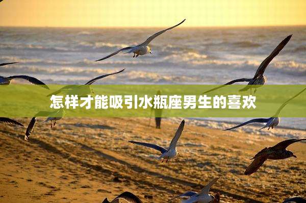 怎样才能吸引水瓶座男生的喜欢