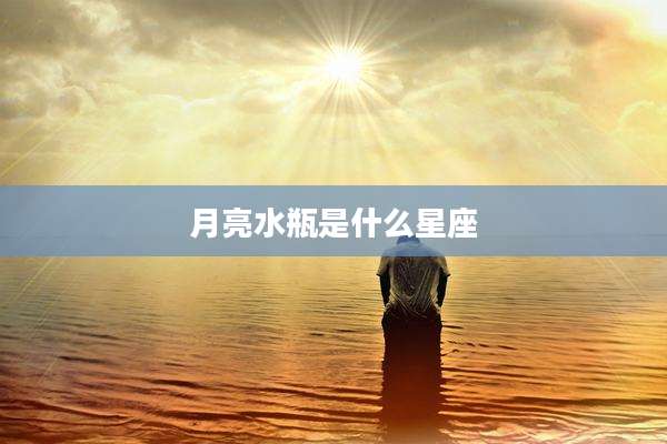 月亮水瓶是什么星座