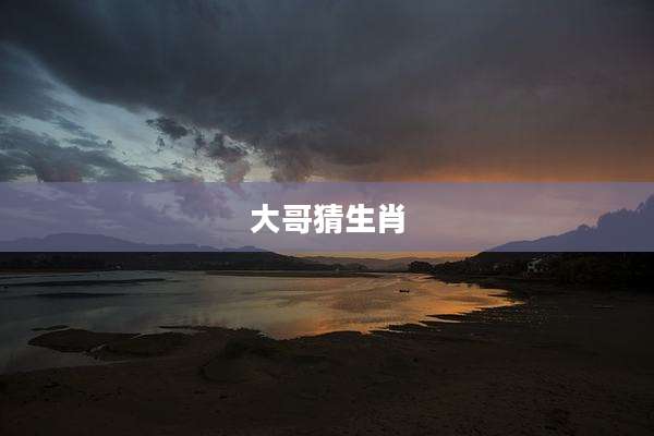 大哥猜生肖