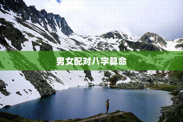 男女配对八字算命