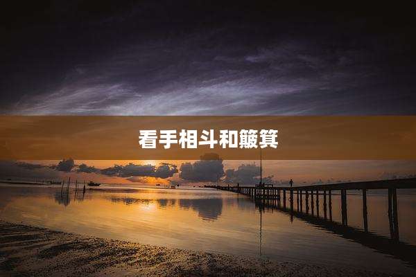 看手相斗和簸箕