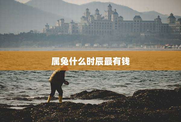 属兔什么时辰最有钱
